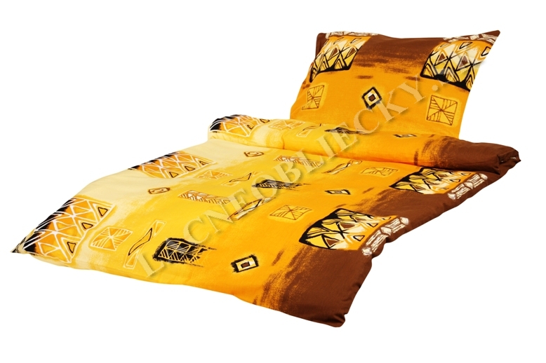 Obliečky AZTEC ZLATOHNEDÉ